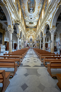 Matera Basilicata Italy. Basilica Pontificia Cattedrale di Maria Santissima della Bruna e SantEustachio