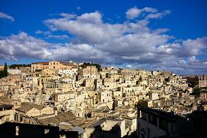 Matera Basilicata Italy. Cityscape. I sassi di Matera