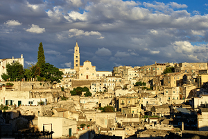 Matera Basilicata Italy. Cityscape. I sassi di Matera