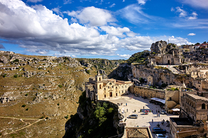 Matera Basilicata Italy. Saint Peter Caveoso Church