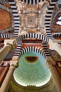 Bologna Italy. Rocchetta Mattei is a fortress located in the northern Apennines