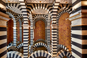 Bologna Italy. Rocchetta Mattei is a fortress located in the northern Apennines