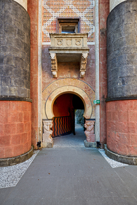 Bologna Italy. Rocchetta Mattei is a fortress located in the northern Apennines