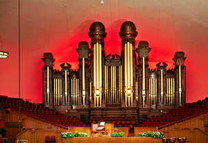 The Tabernacle Pipe Organ. Salt Lake City Utah USA