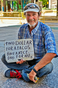 A homeless. Salt Lake City Utah USA