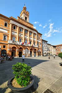 Foligno Umbria Italy. The Town Hall Communal Palace