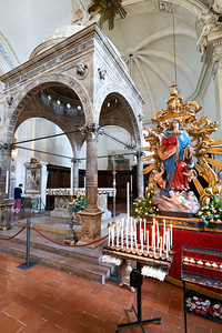 Spello Umbria Italy. Santa Maria Maggiore church