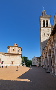 Spoleto Umbria Italy. The Cathedral