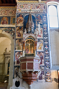 Verona Veneto Italy. San Fermo Maggiore Church