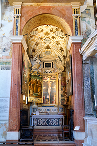 Verona Veneto Italy. San Fermo Maggiore Church
