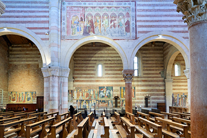 Verona Veneto Italy. The Basilica of San Zeno