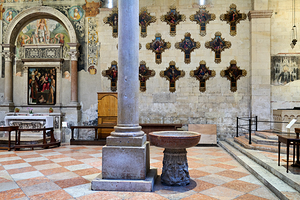 Verona Veneto Italy. The Basilica of San Zeno