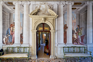 Vicenza Veneto Italy. The interiors of the Villa Valmarana ai Nani frescoed  by Giambattista and Giandomenico Tiepolo
