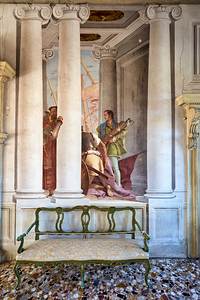 Vicenza Veneto Italy. The interiors of the Villa Valmarana ai Nani frescoed  by Giambattista and Giandomenico Tiepolo