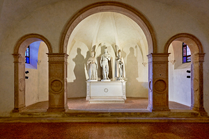 Vicenza Veneto Italy. Santa Corona is a Gothic-style Roman Catholic church