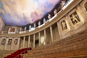 Vicenza Veneto Italy. The interiors of the Teatro Olimpico Olympic Theatre