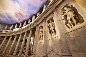 Vicenza Veneto Italy. The interiors of the Teatro Olimpico Olympic Theatre