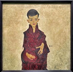 Egon Schiele - Portrait of Herbert Reiner Reiner Boy 1910 - Belvedere Museum Vienna Austria