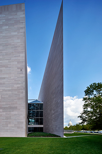 The East Building of the National Gallery of Art. In the background the United States Capitol. Washington D.C. by Marco Brivio