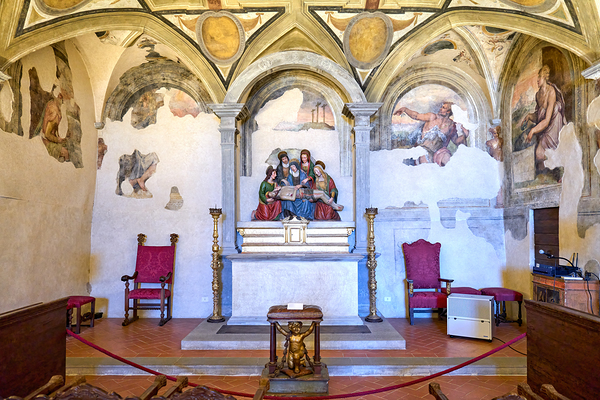 Frescoes by vasari in diocesan museum of cortona italy Digital Download