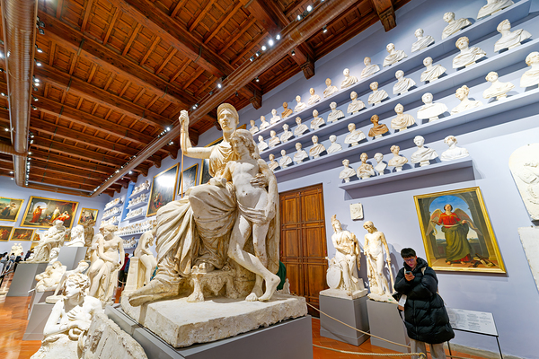 Exploring gipsoteca bartolini in florence tuscany italy Print