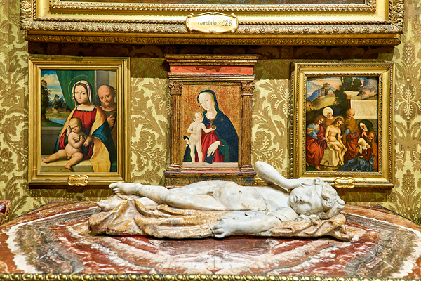 Art collection display at Doria Pamphilj Gallery in Rome Italy by Marco Brivio