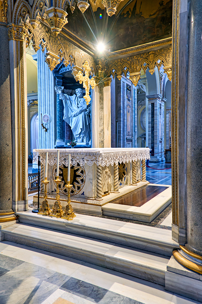 Visit to the archbasilica cathedral of the most holy savior in r by Marco Brivio