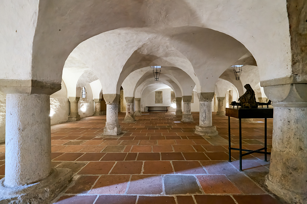 Exploring the crypt of Augsburg Cathedral in Bavaria Germany by Marco Brivio