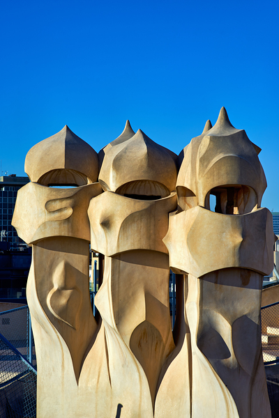 Visit Casa Mila in Barcelona a work by Gaudi Print