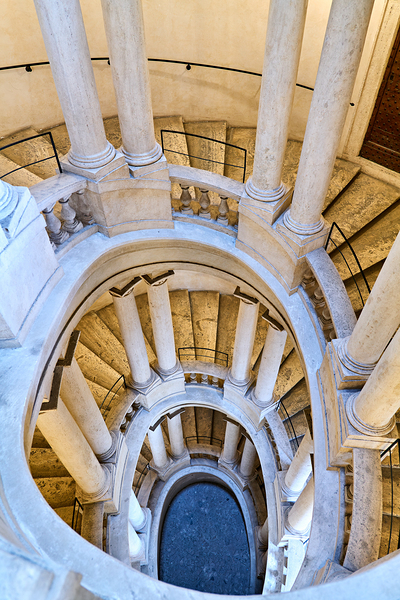 Visit the helicoidal staircase in Galleria Nazionale dArte Anti by Marco Brivio