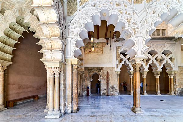 Zaragoza. Saragossa. Aragon. Spain. Aljafería Palace Print