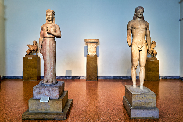 Sculptures at athens national archaeological museum by Marco Brivio
