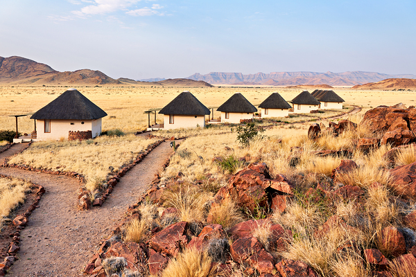 Lodging area in Namib Naukluft National Park in Namibia Print