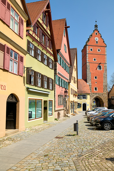 Wornitz Gate in Dinkelsbuhl along the Romantic Road in Bavaria Print