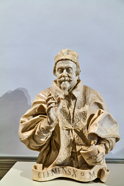 Berninis Clement X bust in Galleria Nazionale dArte Antica Print