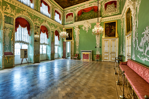 Kazan Cathedral in St. Petersburg shows historical architecture Print