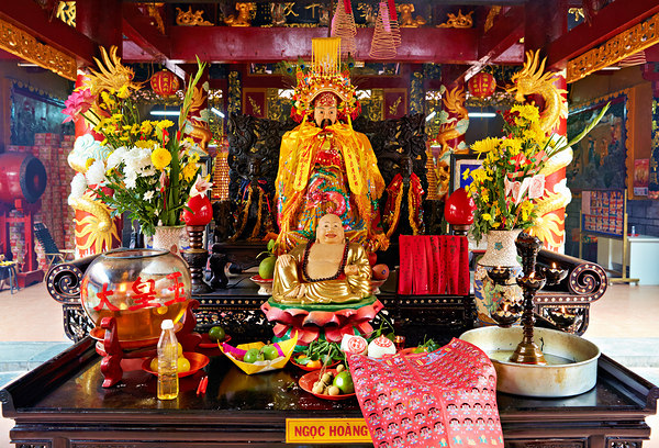 Visit to a Buddhist temple in Ho Chi Minh City Vietnam by Marco Brivio