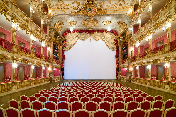 Cuvillies Theatre interior in Munich showcases old architecture  by Marco Brivio