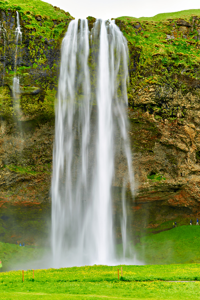 Seljalandsfoss waterfall in Iceland during summer Print
