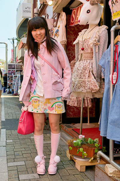 Lolita girl enjoying Shibuya District in Tokyo Japan Digital Download