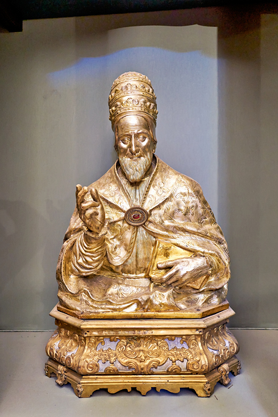 Sacred relics found in the treasure chamber of San Domenico Magg Print