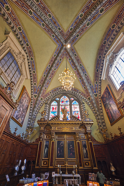 Visit to santa maria novella church in florence tuscany italy Print