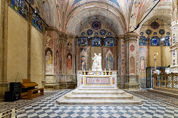 Exploring Orsanmichele church in Florence Tuscany Print