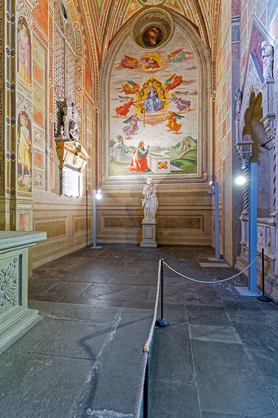 Visit to Basilica di Santa Croce in Florence Tuscany Italy Print