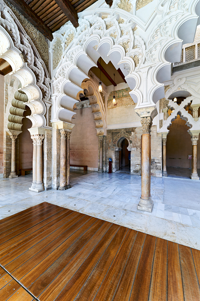 Zaragoza. Saragossa. Aragon. Spain. Aljafería Palace Print