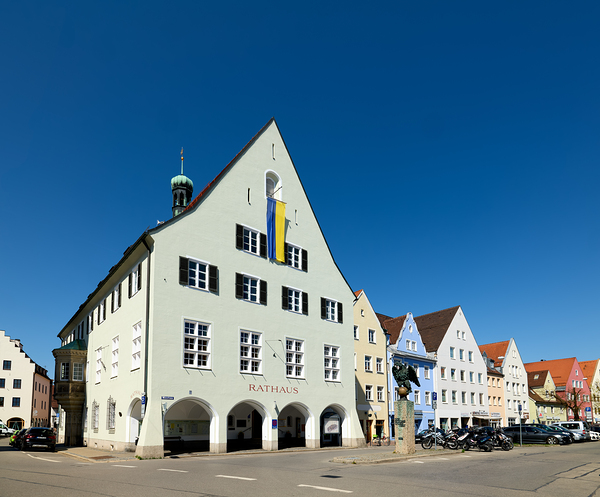 Visit to the Town Hall in Schongau along the Romantic Road in Ba by Marco Brivio