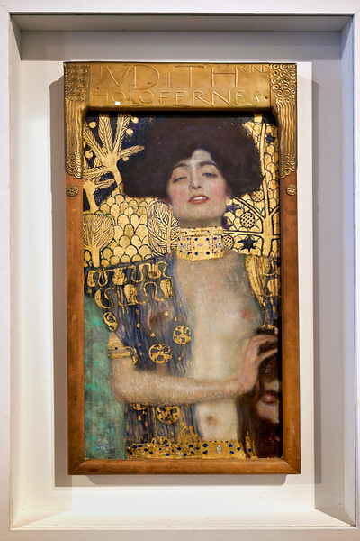 Gustav Klimts Judith and Holofernes painting. Print