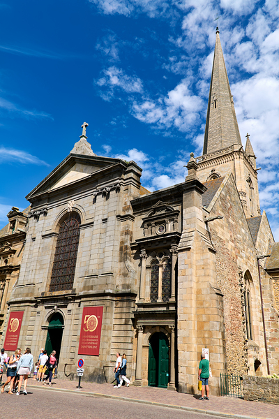 Explore cathedral saint vincent in saint malo brittany france Print