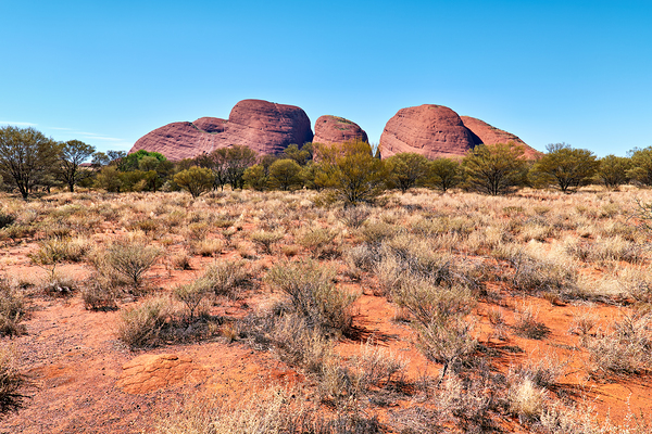 Visit Olgas in Kata Tjuta National Park Australia near Uluru Print