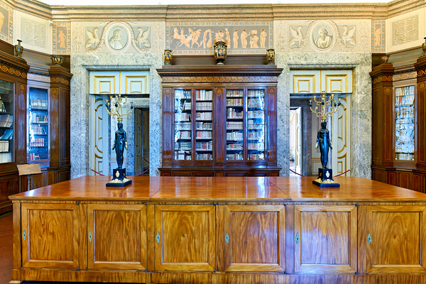 Exploring the palatine library in caserta campania italy by Marco Brivio